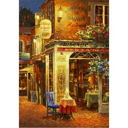 Bluebird Puzzle (70214) - Viktor Shvaiko: "Auberge de Savoie Restaurant" - 1000 Teile Puzzle