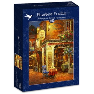 Bluebird Puzzle (70214) - Viktor Shvaiko: "Auberge de Savoie Restaurant" - 1000 Teile Puzzle