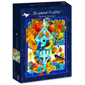 Bluebird Puzzle (70420) - David Galchutt: "The Avian Sanctuary" - 1000 Teile Puzzle