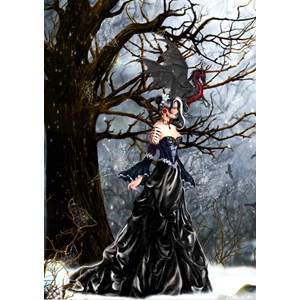 Bluebird Puzzle (70424) - Nene Thomas: "Queen of Shadows" - 1000 Teile Puzzle