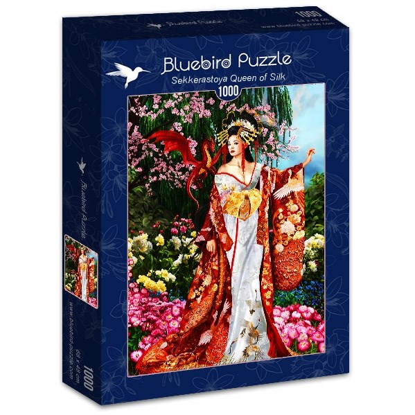 Bluebird Puzzle (70425) - Nene Thomas: "Sekkerastoya Queen of Silk" - 1000 Teile Puzzle