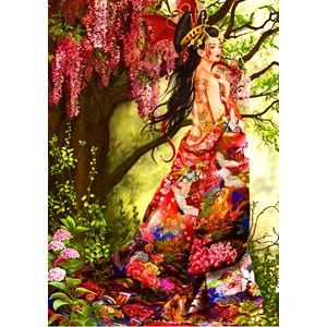 Bluebird Puzzle (70426) - Nene Thomas: "Silk" - 1000 Teile Puzzle