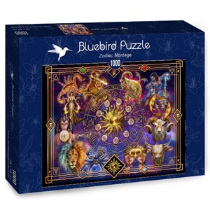 Bluebird Puzzle (70123) - Ciro Marchetti: "Zodiac Montage" - 1000 Teile Puzzle