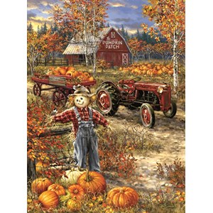 SunsOut (57144) - Dona Gelsinger: "The Pumpkin Patch Farm" - 1000 Teile Puzzle