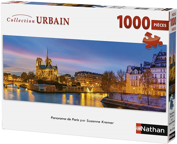 Nathan (87577) - "Paris, France" - 1000 Teile Puzzle
