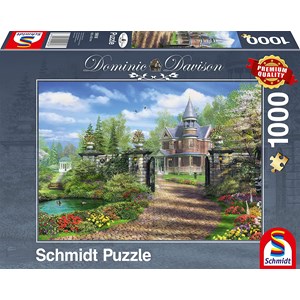 Schmidt Spiele (59618) - Dominic Davison: "Idyllic Landgut" - 1000 Teile Puzzle