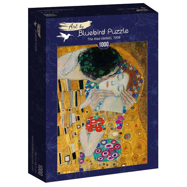Bluebird Puzzle (60079) - Gustav Klimt: "The Kiss, 1908" - 1000 Teile Puzzle