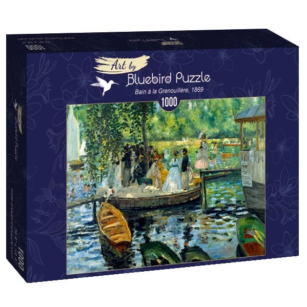 Bluebird Puzzle (60100) - Pierre-Auguste Renoir: "La Grenouillère, 1869" - 1000 Teile Puzzle