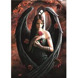 Bluebird Puzzle (70437) - Anne Stokes: "Angel Rose" - 1000 Teile Puzzle