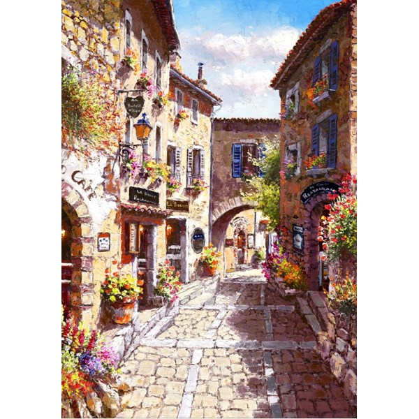 Bluebird Puzzle (70056) - Sam Park: "Eze Village" - 1000 Teile Puzzle