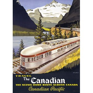 Eurographics (6000-0322) - "The Scenic Dome Route, 1955" - 1000 Teile Puzzle