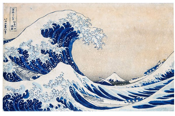 Clementoni (39378) - Hokusai: "Die große Welle vor Kanagawa" - 1000 Teile Puzzle