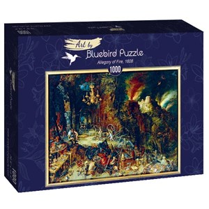 Bluebird Puzzle (60091) - Pieter Brueghel the Elder: "Allegory of Fire, 1608" - 1000 Teile Puzzle