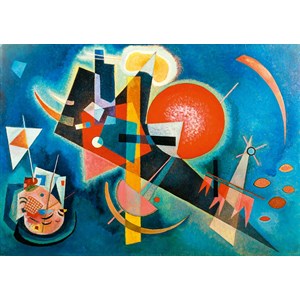 Bluebird Puzzle (60021) - Vassily Kandinsky: "In Blue, 1925" - 1000 Teile Puzzle