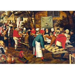 Bluebird Puzzle (60025) - Pieter Brueghel the Younger: "Peasant Wedding Feast" - 1000 Teile Puzzle
