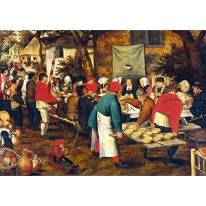 Bluebird Puzzle (60025) - Pieter Brueghel the Younger: "Peasant Wedding Feast" - 1000 Teile Puzzle