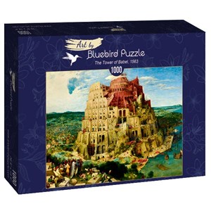 Bluebird Puzzle (60027) - Pieter Brueghel the Elder: "The Tower of Babel, 1563" - 1000 Teile Puzzle