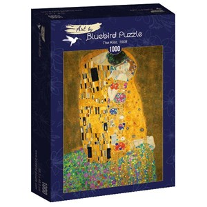 Bluebird Puzzle (60015) - Gustav Klimt: "The Kiss, 1908" - 1000 Teile Puzzle