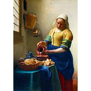 Bluebird Puzzle (60066) - Johannes Vermeer: "The Milkmaid, 1658" - 1000 Teile Puzzle