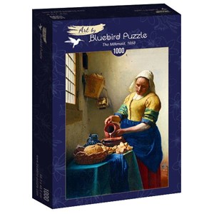 Bluebird Puzzle (60066) - Johannes Vermeer: "The Milkmaid, 1658" - 1000 Teile Puzzle