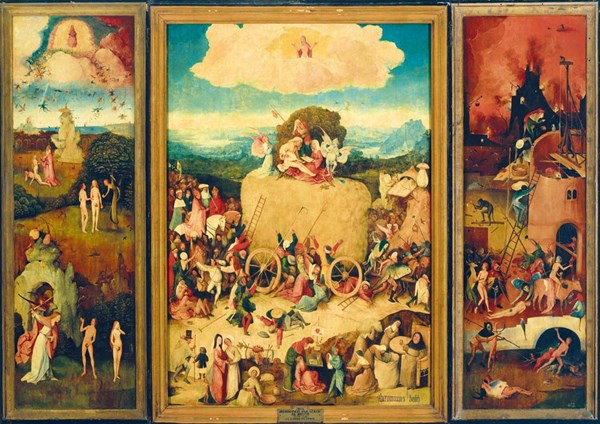Bluebird Puzzle (60060) - Hieronymus Bosch: "The Haywain Triptych" - 1000 Teile Puzzle
