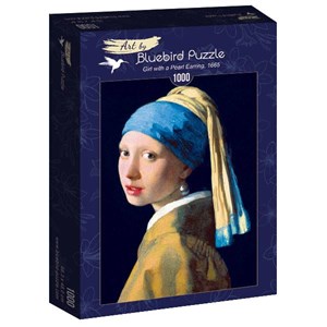 Bluebird Puzzle (60065) - Johannes Vermeer: "Girl with a Pearl Earring, 1665" - 1000 Teile Puzzle