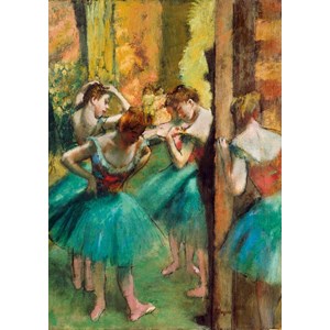 Bluebird Puzzle (60047) - Edgar Degas: "Dancers, Pink and Green, 1890" - 1000 Teile Puzzle