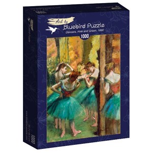 Bluebird Puzzle (60047) - Edgar Degas: "Dancers, Pink and Green, 1890" - 1000 Teile Puzzle