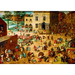 Bluebird Puzzle (60034) - Pieter Brueghel the Elder: "Children's Games, 1560" - 1000 Teile Puzzle