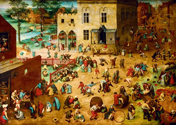 Bluebird Puzzle (60034) - Pieter Brueghel the Elder: "Children's Games, 1560" - 1000 Teile Puzzle