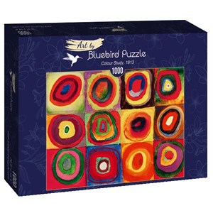 Bluebird Puzzle (60035) - Vassily Kandinsky: "Colour Study, 1913" - 1000 Teile Puzzle