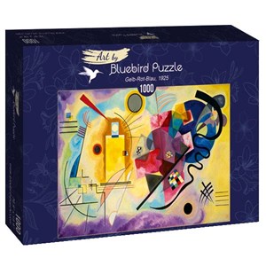 Bluebird Puzzle (60036) - Vassily Kandinsky: "Gelb-Rot-Blau, 1925" - 1000 Teile Puzzle