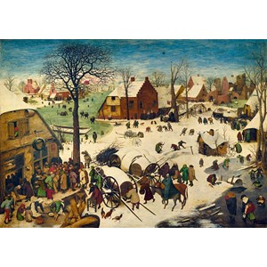 Bluebird Puzzle (60026) - Pieter Brueghel the Elder: "The Census at Bethlehem, 1566" - 1000 Teile Puzzle