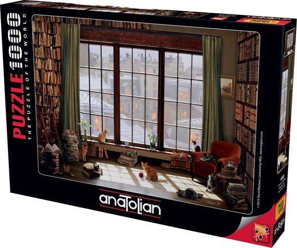 Anatolian (1065) - "Window Cats" - 1000 Teile Puzzle