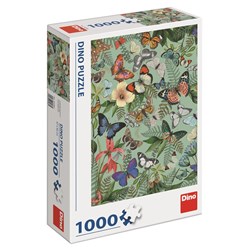 Dino (53286) - "Butterfly Meadow" - 1000 Teile Puzzle