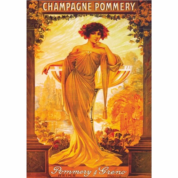 D-Toys (69474) - "Vintage Posters, Champagne Pommery" - 1000 Teile Puzzle