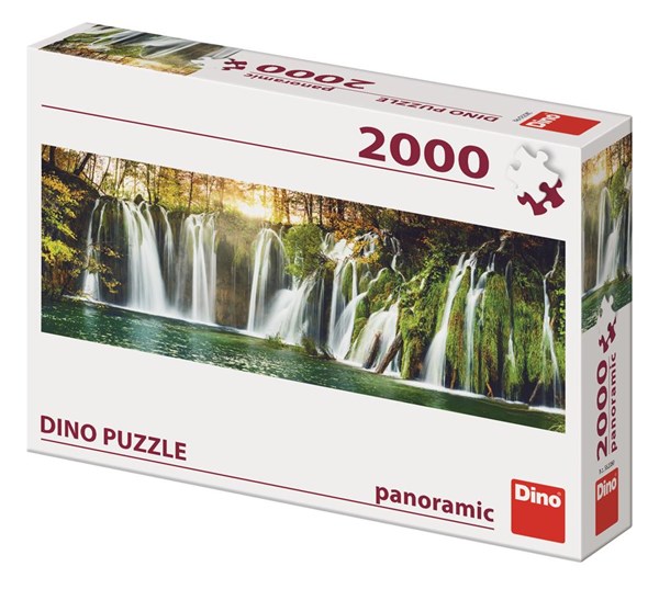 Dino (56208) - "Plitvice Waterfalls" - 2000 Teile Puzzle