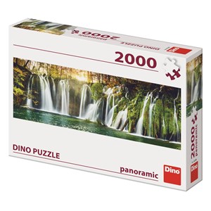 Dino (56208) - "Plitvice Waterfalls" - 2000 Teile Puzzle