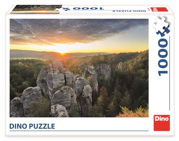 Dino (53282) - "Rocky Mountains" - 1000 Teile Puzzle