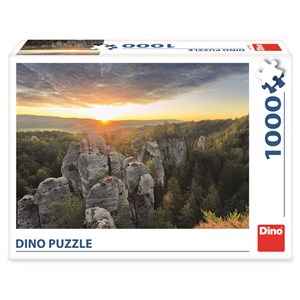 Dino (53282) - "Rocky Mountains" - 1000 Teile Puzzle