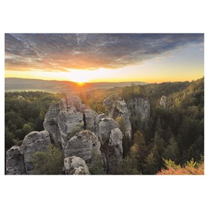 Dino (53282) - "Rocky Mountains" - 1000 Teile Puzzle