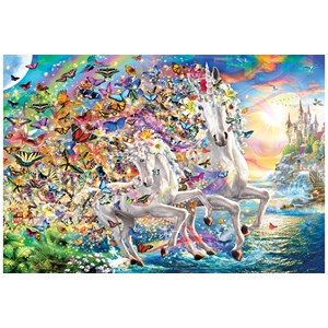 Eurographics (8220-5551) - "Unicorn Fantasy" - 2000 Teile Puzzle