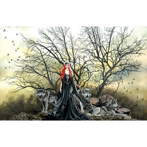 SunsOut (67609) - Nene Thomas: "Red Haired Witch" - 1000 Teile Puzzle