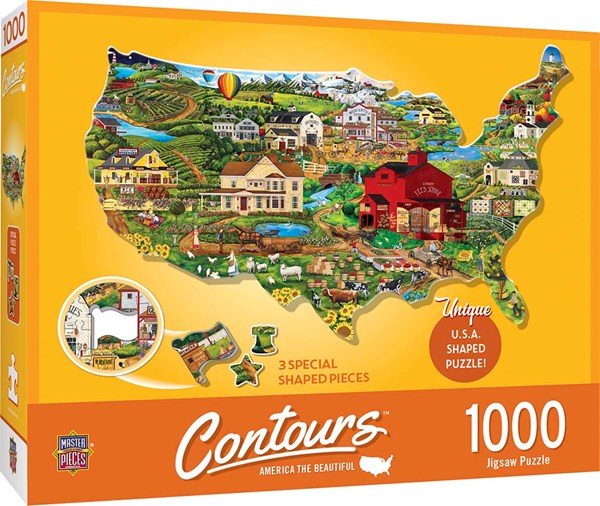 MasterPieces (71959) - "United States" - 1000 Teile Puzzle