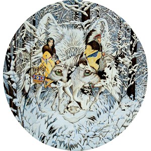 SunsOut (43001) - Diana Casey: "Keeper of the Wolf" - 1000 Teile Puzzle