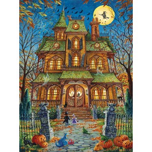 SunsOut (15515) - Randal Spangler: "The Trick or Treat House" - 1000 Teile Puzzle