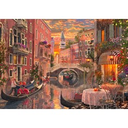 Bluebird Puzzle (70115) - "An Evening Sunset in Venice" - 1500 Teile Puzzle
