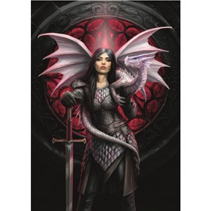 Bluebird Puzzle (70441) - Anne Stokes: "Valour" - 1500 Teile Puzzle