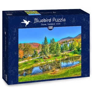 Bluebird Puzzle (70023) - "Stowe, Vermont, USA" - 1000 Teile Puzzle