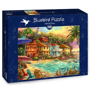 Bluebird Puzzle (70208) - Chuck Pinson: "Island Time" - 2000 Teile Puzzle